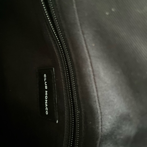 Club Monaco Cracked Leather Backpack - Picture 7 of 8